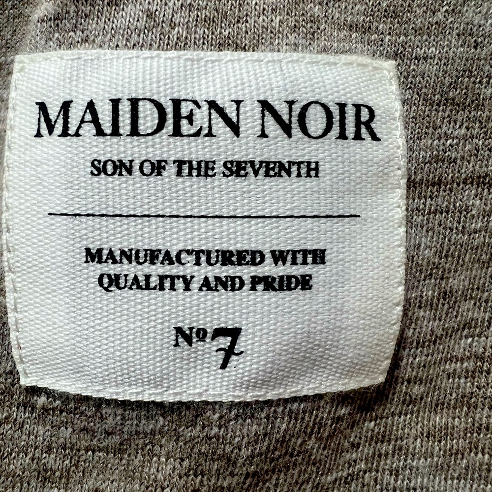 Maiden Noir patch pocket tshirt